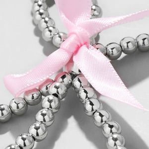 1 Piece Romantic Series Sweet Bow Knot CCB Women's Bag Charms h5 Picture6