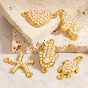 1 Piece Gorgeous Series Elegant Turtle Shape Delicate Stainless Steel Gold Color Women's Pendants h5 Picture4