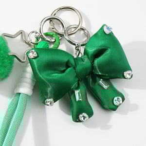 1 Piece Simple Series Cute Bow Knot Alloy Rhinestone Women's Bag Charms h5 Picture5