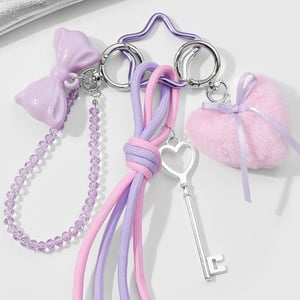 1 Piece Romantic Series Sweet Heart Alloy Women's Bag Charms h5 Picture5