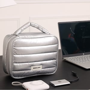 1 Piece Simple Series Daily Solid Color Nylon Large-capacity Storage Bag for Daily Items during Travel h5 Picture6