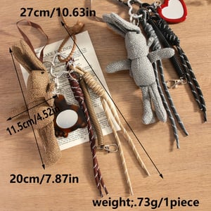 1 Piece Simple Series Cute Animal Canvas Women's Bag Charms h5 Picture7