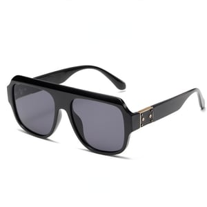 1 Stück Simple Series Casual Solid Color Kunststoff Damen Sonnenbrille h5 Bild5