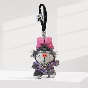 1 Piece Cute Cat Wearring Necklace Women's Bag Charms h5 Picture4
