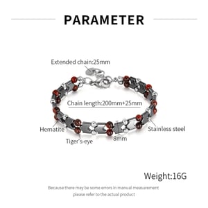 Utilitarian Serisi Retro Boncuklar Paslanmaz Çelik Erkek Boncuklu Bileklikler h5 Resim7