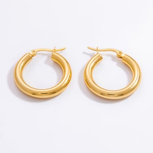 1 Pair Luxurious Series Charming Sea Horse Shape Stainless Steel Gold Color Women's Drop Earrings h5 Picture12