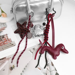 1 Piece Simple Series Retro Animal Leather Women's Bag Charms h5 Picture3