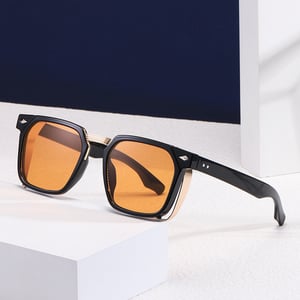 1 Paar Simple Series Alltags-Sonnenbrille aus einfarbigem Kunststoff für Damen h5 Bild8