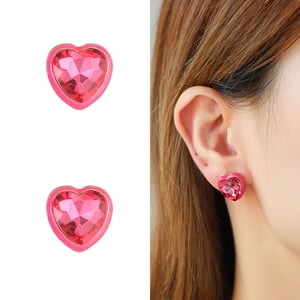 1 Paar Romantische Serie Elegante Herz Legierung Damen Ohrringe Set h5 Bild3