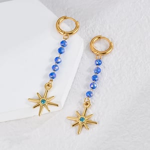 1 Paar einfache Serie süße Tier Edelstahl Damen Tropfen Ohrringe h5 Bild3