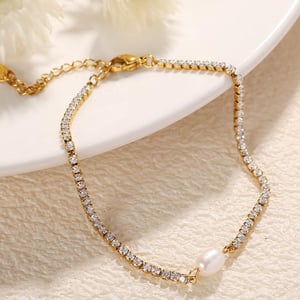 1 Piece Classic Series Retro Geometric Titanium Steel   Gold Color  Women's Chain Necklaces h5 Picture7