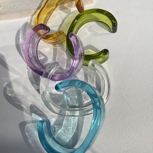 1 Piece Sweet Simple Wide Acrylic Women's Bangles h5 Picture5