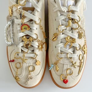 1 paio di perle dolci della serie semplice in acciaio inossidabile placcato oro 18K perle artificiali pendenti da donna h5 Immagine4