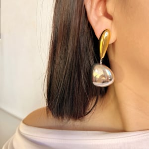 1 Pair Simple Drop Shape Stainless Steel Women's Earrings h5 Picture4