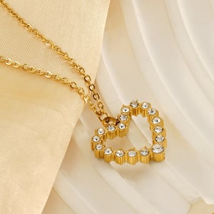 1 Piece Light Luxury TitaniumNecklace Steel Love Women's Pendant h5 Picture4