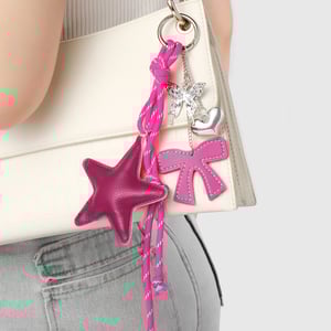 Breloques de sac pour femme en alliage, série simple, nœud papillon quotidien, 1 pièce h5 Image10