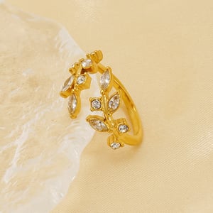 1 Pair Simple Series Daily  Women's Adjustable Rings h5 Picture5