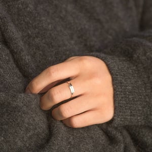 Simple Series Everyday Gold - colored Stainless Steel Couple Rings h5 Picture7