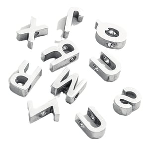 1 Pair Simple Series Casual Letter Unisex Pendants h5 Picture4