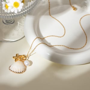 french new ocean series pearl accessories s  cross-border fashion all-match starfish shell necklace jewelry h5 Picture5
