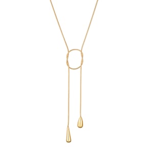 1 Stück Simple Series Casual Quaste Edelstahl 18 Karat vergoldet Damen Anhänger Halsketten h5 Bild5