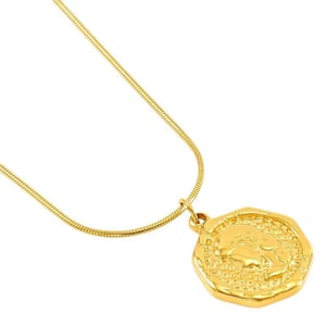 1 piece simple series classic cross stainless steel  gold plated women pendant necklaces h5 Picture5