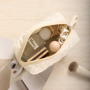 1 Piece Simple Style Octagonal Shape Solid Color Polyester Women's Makeup Bag h5 Picture5
