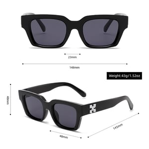 1 Stück Simple Series Daily Leopard Print Kunststoff Damen Sonnenbrille h5 Bild5