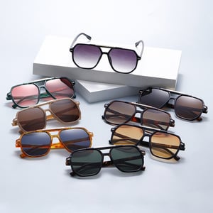 1  Pair of Stylish Large Leopard - print Square - frame Women's Sunglasses h5 Picture8