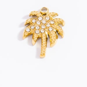 1 Piece Romantic Series Vacation Chic Starfish Shape Stainless Steel Gold Color Women's Pendants h5 Picture8