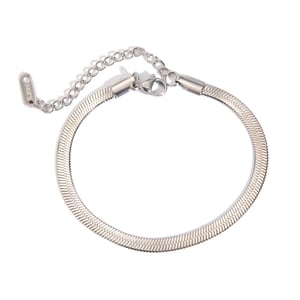 1 Stück Simple Series Tägliche geometrische Edelstahl-Kettenarmbänder für Damen h5 Bild6