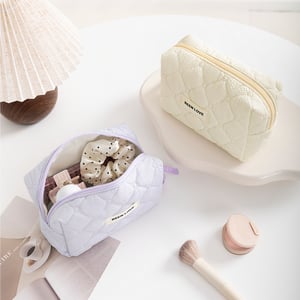 1 Piece Simple Style Octagonal Shape Solid Color Polyester Women's Makeup Bag h5 Picture3