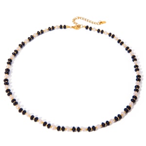 1 piece classic series elegant beads stainless steel  gold plated artificial pearl women beaded necklaces h5 Picture5