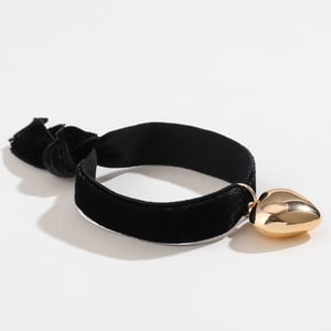 1 Piece Luxurious Series Classic Gorgeous Heart Shape Velvet Women's Charm Bracelets h5 Picture6