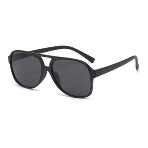 1 Paar Simple Series Alltags-Sonnenbrille aus einfarbigem Kunststoff für Damen h5 Bild2