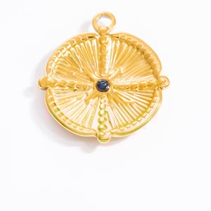1 Stück Romantische Serie Retro Auge Edelstahl Gold Farbe Damen Anhänger h5 Bild6