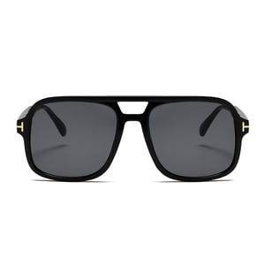 1 Paar Simple Series Alltags-Sonnenbrille aus einfarbigem Kunststoff für Damen h5 Bild4