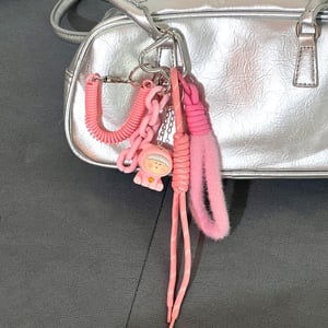 1 Stück Romantische Serie Täglicher Cartoon Rayon Damen Taschenanhänger h5 Bild5