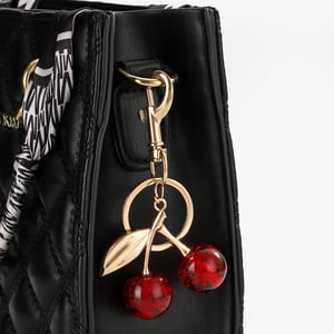 1 Piece Sweet Cherry Gold Color Women's Bag Charms h5 Picture4