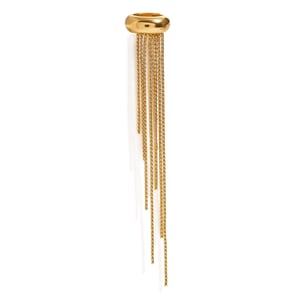 1 pair simple series retro tassel stainless steel  gold plated women clip-on earrings h5 Picture6