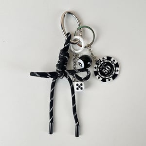 1 Piece Sport Series Black Color Women's Bag Charms h5 Picture7