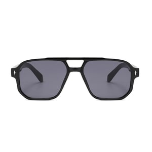 1 Stück Simple Series Lässige einfarbige Unisex-Sonnenbrille aus Kunststoff h5 Bild2
