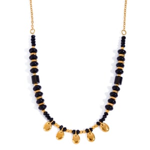 1 piece simple series casual geometric stainless steel  gold plated crystal women pendant necklaces h5 Picture5