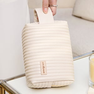1 Piece Simple Sweet Style Octagonal Shape Solid Color PU Women's Makeup Bag h5 Picture4