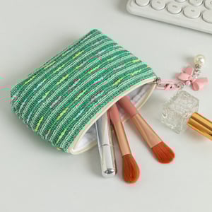 1 Piece Colorful Striped Women's Makeup Bags h5 Picture8