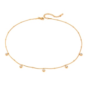 1 piece simple series casual geometric stainless steel  gold plated zircon women pendant necklaces h5 Picture5
