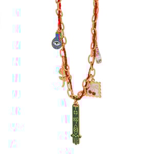 1 Piece Luxurious Series Bohemian Elephant Sennit Stainless Steel Gold Color Women's Pendant Necklaces h5 Picture8