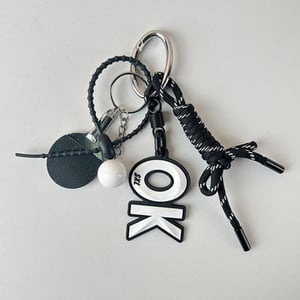 1 Piece Sport Series Black Color Women's Bag Charms h5 Picture4