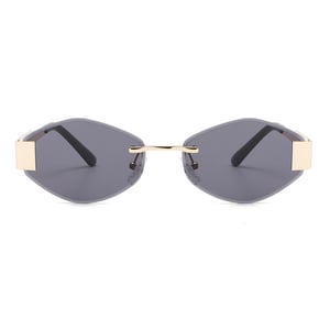 1 Pair Simple Series Daily Solid Color Alloy Women's Sunglasses h5 Picture6