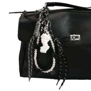 1 Piece Art Series Bow Beaded chain Women's Bag Charms h5 Picture5